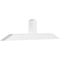 Ekena Millwork Portland Architectural Grade PVC Gable Bracket, 84"W x 21"H x 6"D x 6"F, 6/12 Pitch GBP084X21X0606POR00 - alternate 1